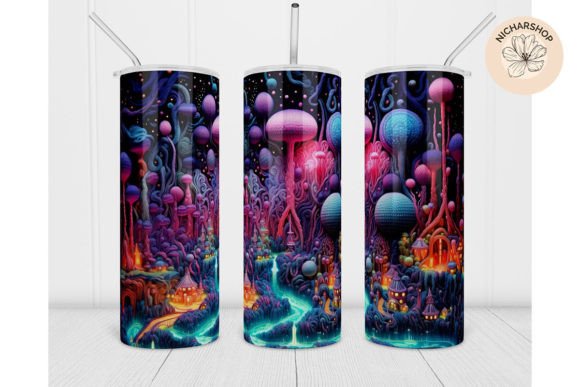 20oz 3D Fantacy Embroidery Tumbler Wrap Review
