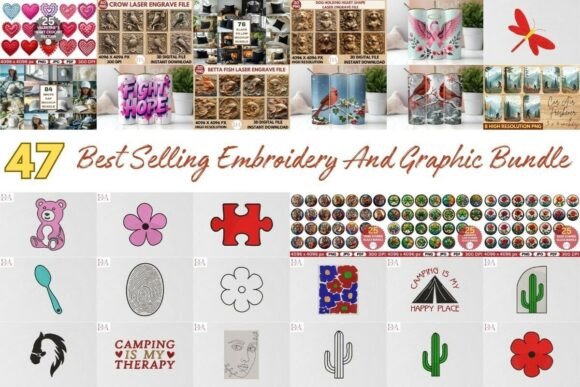 Amazing Embroidery and Graphic Bundle Review for Seasonal Products