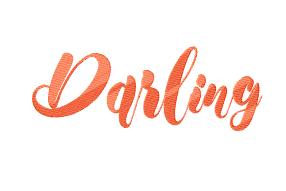 Darling Lettering – The Perfect Embroidery Design for Personalized Gifts
