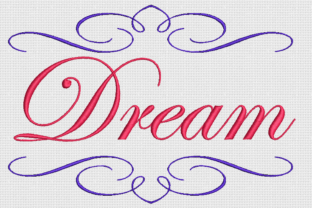 Dream: Edwardian Script for Boutique Sweatshirts