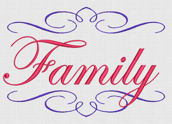 Family: A Designer’s Honest Review of This Classic Script Embroidery Design