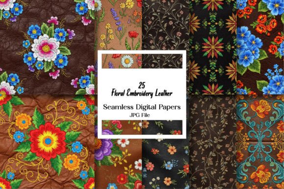 Floral Embroidery Leather Texture: A Designer's Review