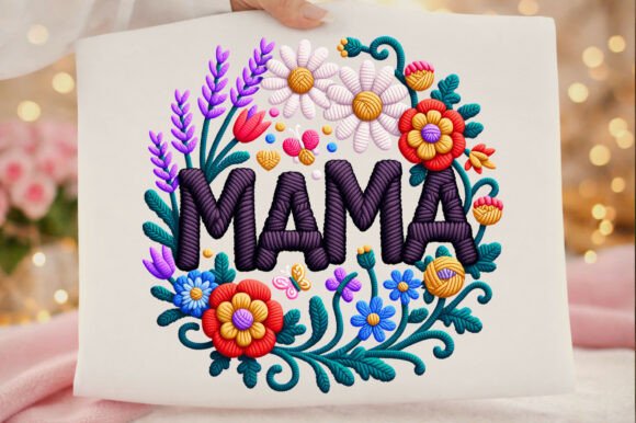 Floral Mama Yarn Embroidery Mother's Day Review