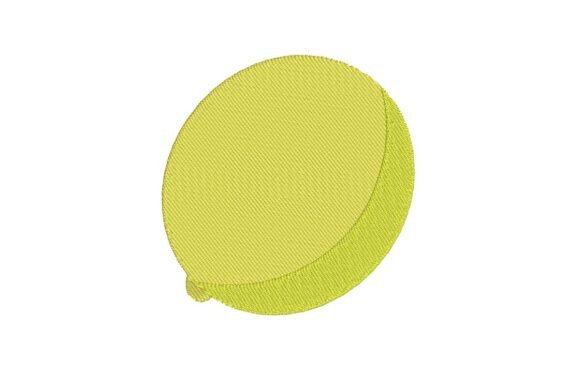 Fresh Lime Fruit: A Zesty Embroidery Design for Seasonal Selling