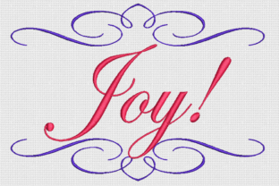 Joy in Edwardian Script: A Design Review for Boutique Sweatshirts