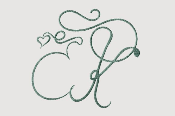 K Lovely Script Monogram: A Designer's Review for Wedding & Gift Embroidery
