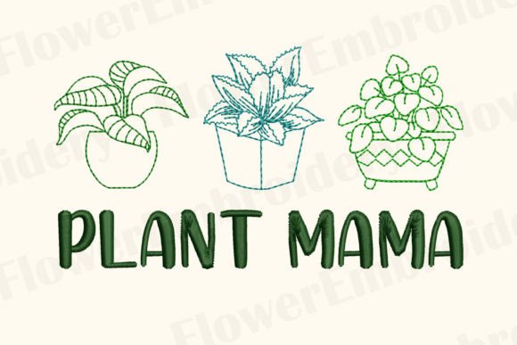 Plant Mama Embroidery Review: Real Talk on Script Lettering and Botanical Charm