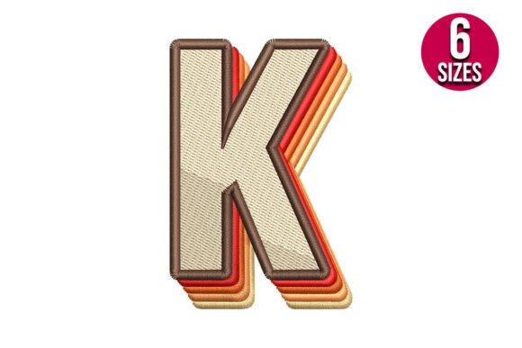 Retro Alphabet Letter K: A Designer's Review