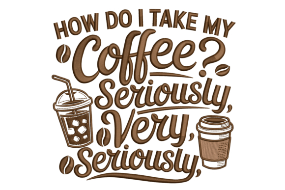 Seriously Coffee Quote – Funny Barista Design Review