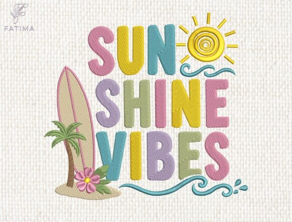 Sunshine Vibes Embroidery Design: A Professional Review